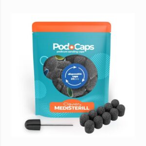 PodoCaps 10mm — kapturki ścierne do pedicure